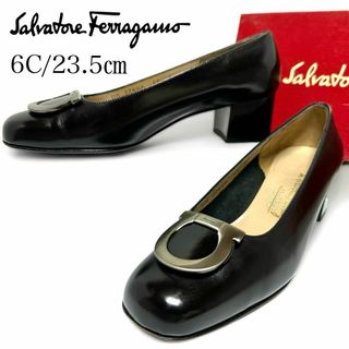 Salvatore Ferragamo - 美品✨フェラガモ 6C/約23.5～24㎝ レザー ...