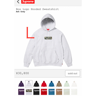 シュプリーム(Supreme)のSupreme  box logo  hooded sweatshirts(スウェット)