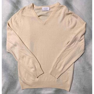 ユナイテッドアローズグリーンレーベルリラクシング(UNITED ARROWS green label relaxing)のミッチー様専用　ユナイテッドアローズ  カシミヤ 100% Vネックセーター L(ニット/セーター)