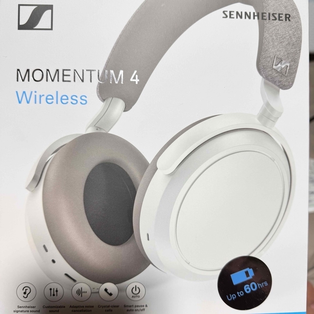 SENNHEISER(ゼンハイザー)の金曜最終SENNHEISER MOMENTUM4 Wireless スマホ/家電/カメラのオーディオ機器(ヘッドフォン/イヤフォン)の商品写真