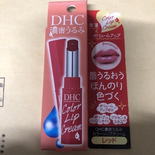 ディーエイチシー(DHC)のDHC 濃密うるみ カラーリップクリーム レッド 1.5g(リップケア/リップクリーム)
