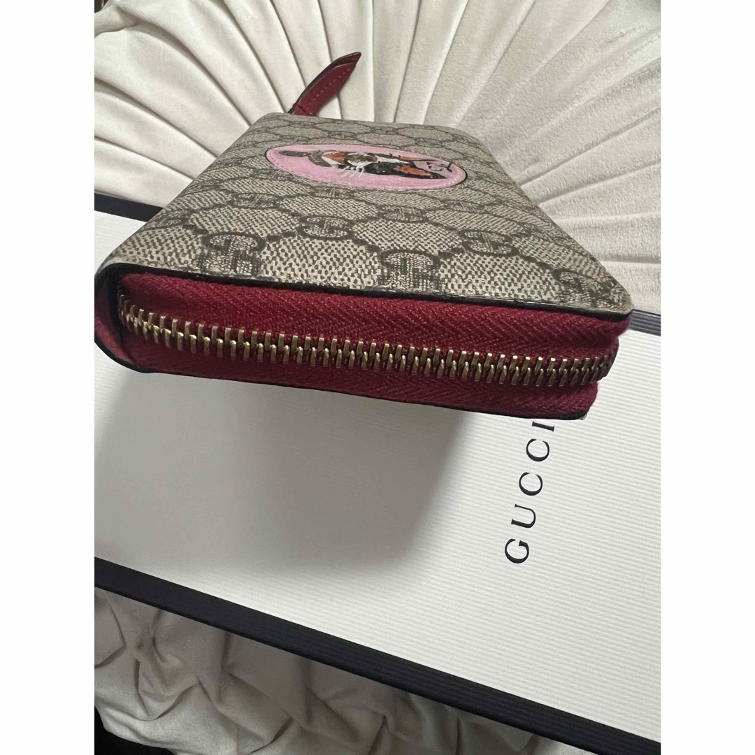 Gucci - 美品 正規品 GUCCI グッチ GGスプリーム 長財布 ボスコ 犬 PVC