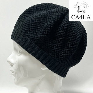 カシラ(CA4LA)の【新品】CA4LA カシラ 日本製WASHED NUBBY KNIT BERET(ハンチング/ベレー帽)