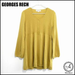 ジョルジュレッシュ(GEORGES RECH)のGEORGES RECH レディース トップス リブ 長袖 チュニック L(チュニック)