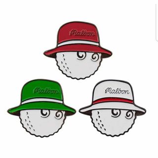 malbon golf マルボンゴルフ ゴルフ マーカー クリップ　お得な２個セ(その他)