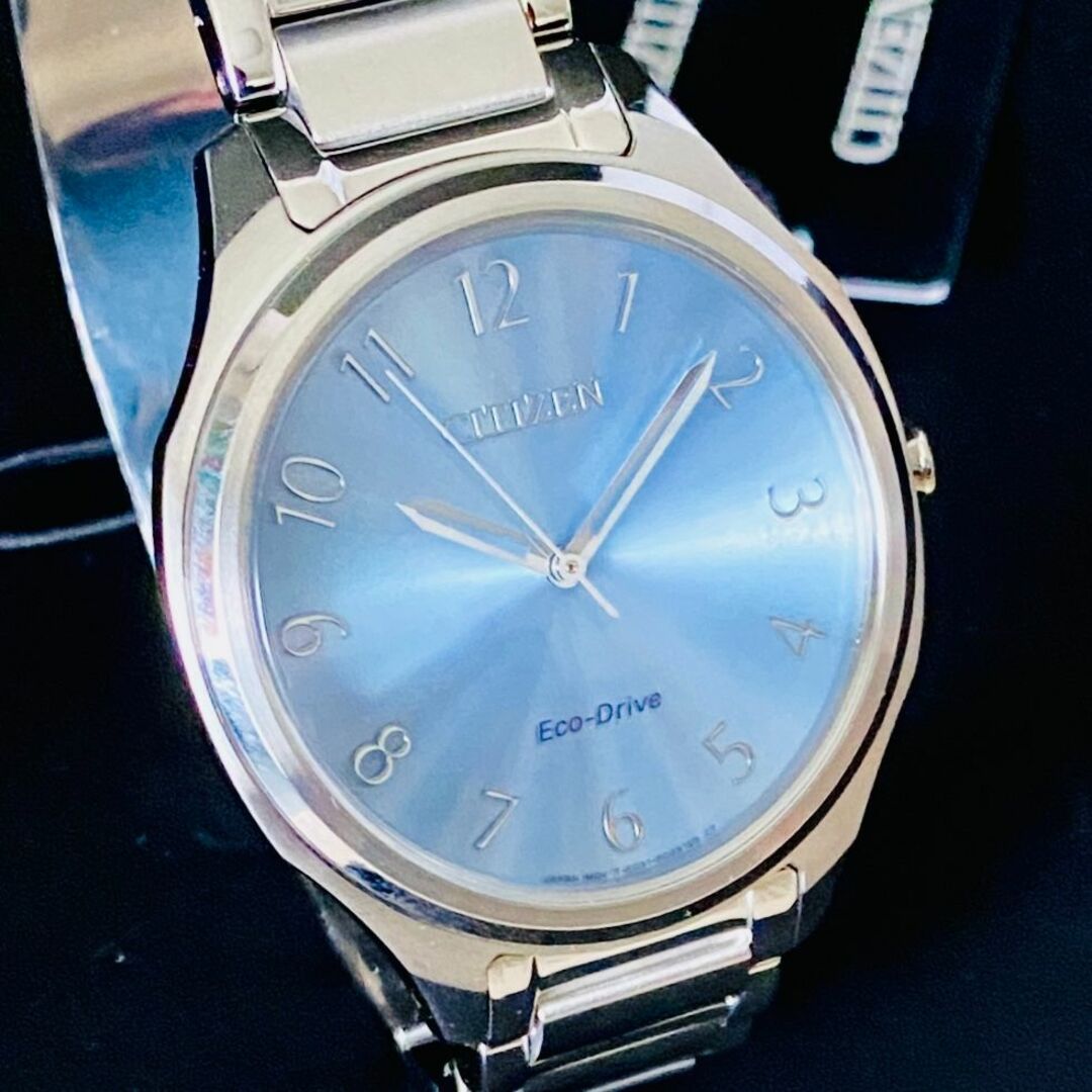 CITIZEN(シチズン)の新品【高級時計 シチズン】CITIZEN エコドライブ ライトブルー レディース レディースのファッション小物(腕時計)の商品写真