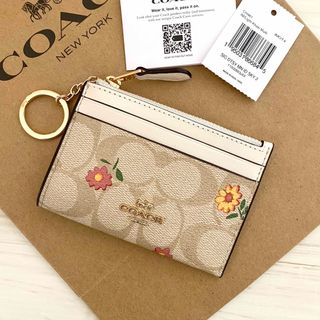 コーチ(COACH)のCOACH   コインケース   花柄  小銭入れ財布(コインケース)