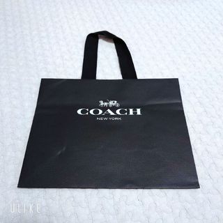 コーチ(COACH)のCOACH【コーチ】紙袋 ショップ袋 ショッパー ブラック(ショップ袋)