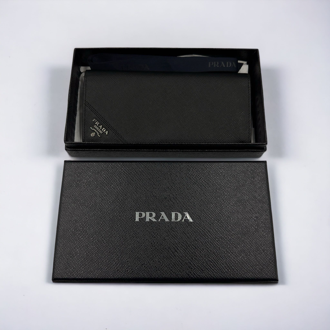 PRADA - 極美品 PRADA プラダ 長財布 サフィアーノレザー 2MV836の通販