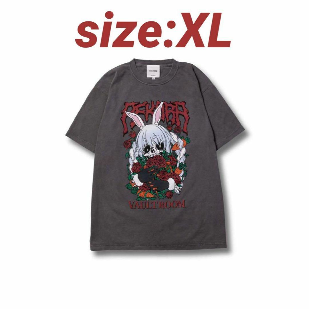 vaultroom × 兎田ぺこら SKULL PEKORA TEE XLの通販 by たろ's vaultroom × 兎田ぺこら SKULL PEKORA TEE XLの通販 by たろ's