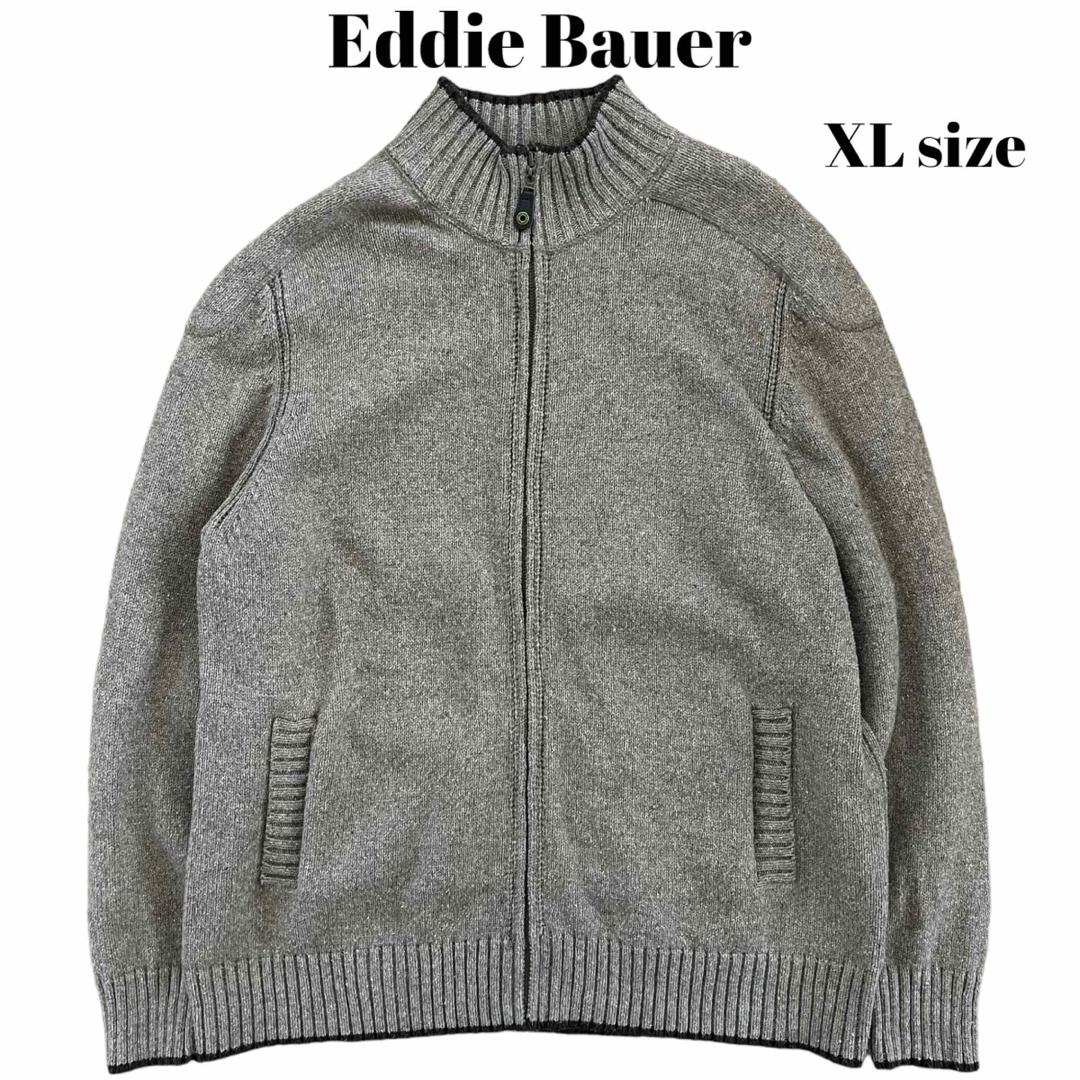 Eddie Bauer ドライバーズニット コットンニット エルボーパッチニット/セーター