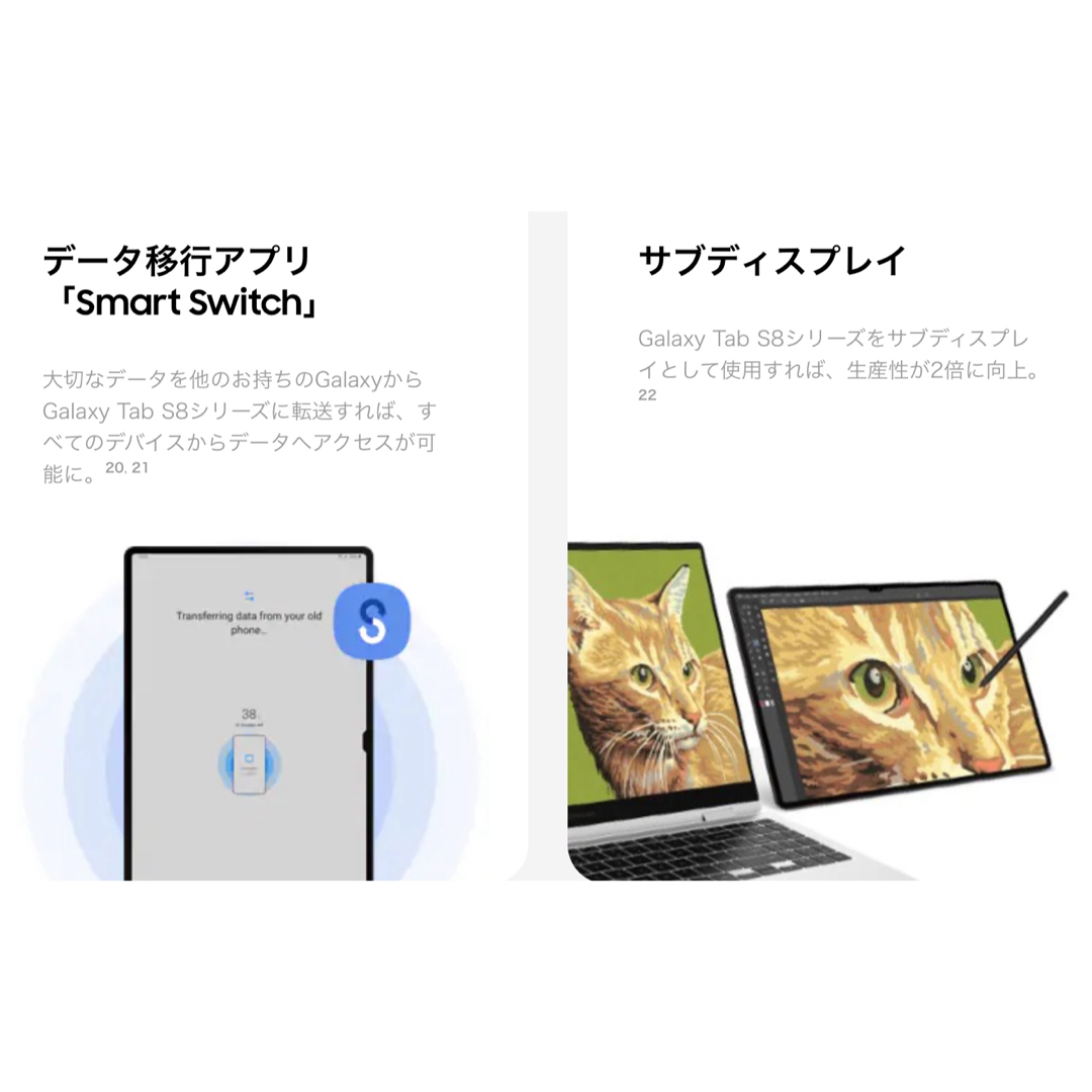 Galaxy(ギャラクシー)のSAMSUNG Galaxy Tab S8 Ultra WiFi 256GB スマホ/家電/カメラのPC/タブレット(タブレット)の商品写真