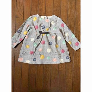 ザラ(ZARA)のZARA BABY 水玉ワンピース86サイズ12-18M(ワンピース)