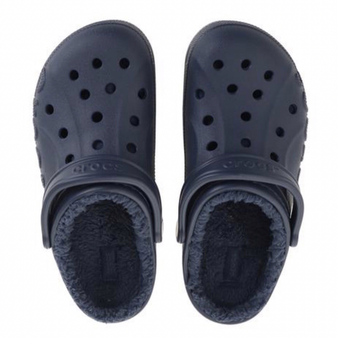 crocs(クロックス)のラスト1 クロックス 26cm ネイビー ウィンター クロッグ ボア付き 冬用 メンズの靴/シューズ(サンダル)の商品写真