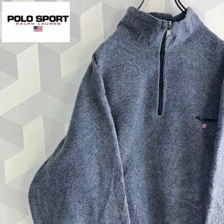 ラルフローレン(Ralph Lauren)の【90s USA製】Polo Sport刺繍ハーフジップフリース ポロスポーツ.(マウンテンパーカー)