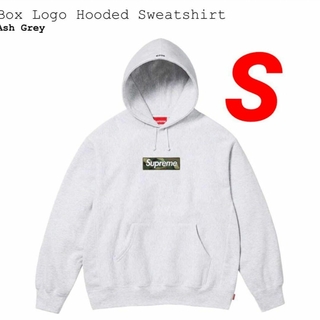 Supreme Box Logo Hooded Sweatshirt Grey(パーカー)