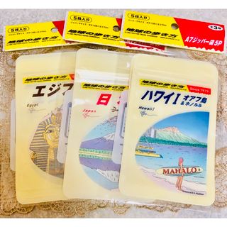 セリア(Seria)の新品 地球の歩き方 A7ジッパー袋5P 3点セット セリア(日用品/生活雑貨)