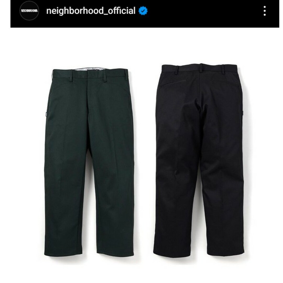 NEIGHBORHOOD(ネイバーフッド)のネイバーフッド　21SS WP.WIDE /EC-PT ブラック 新品未使用 S メンズのパンツ(ワークパンツ/カーゴパンツ)の商品写真