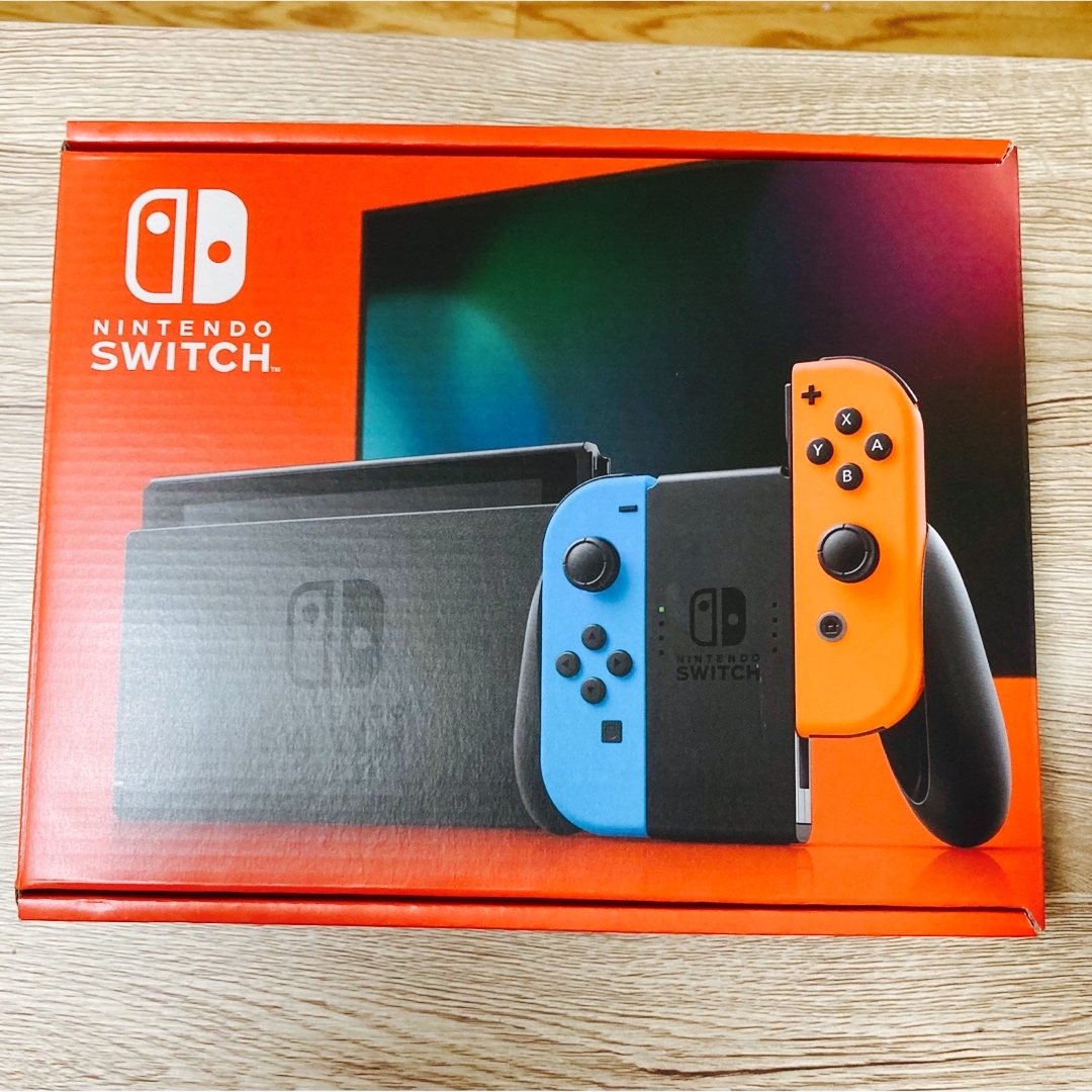 Nintendo Switch(ニンテンドースイッチ)のNintendo Switch Joy-Con(L) ネオンブルー/(R) ネオ エンタメ/ホビーのゲームソフト/ゲーム機本体(家庭用ゲーム機本体)の商品写真