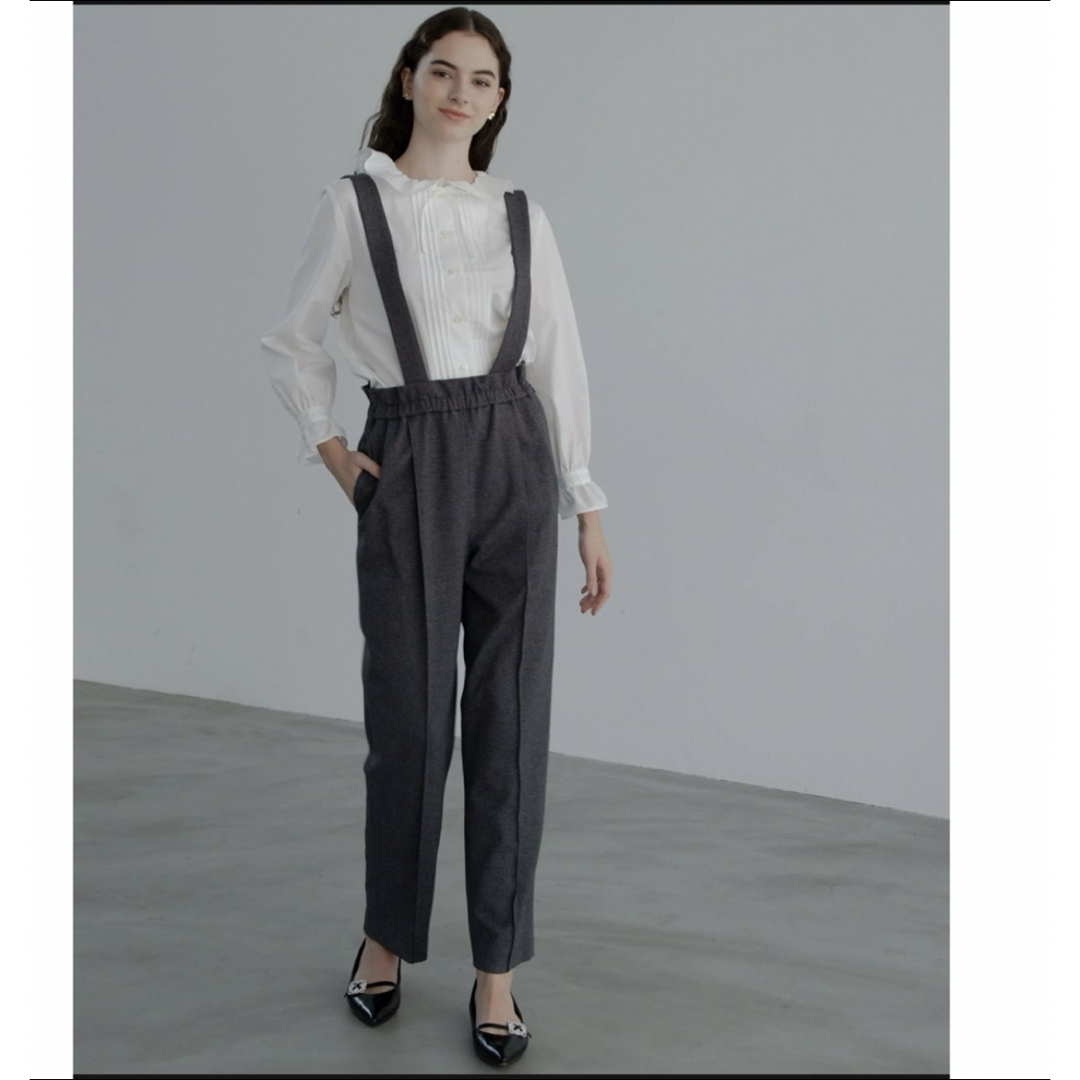 L'Appartement DEUXIEME CLASSE(アパルトモンドゥーズィエムクラス)のohga SUSPENDER PANTS サスペンダーパンツ　オーガ レディースのパンツ(サロペット/オーバーオール)の商品写真