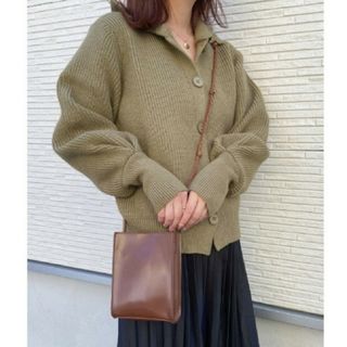 クレア（CLEA）(CLEA)のCLEA 美品 ロープショルダー スクエア ミニ ポシェット(ショルダーバッグ)