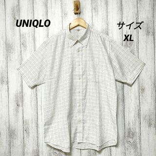 ユニクロ(UNIQLO)のUNIQLO ユニクロ (XL)　チェックシャツ　半袖　大きいサイズ(シャツ)