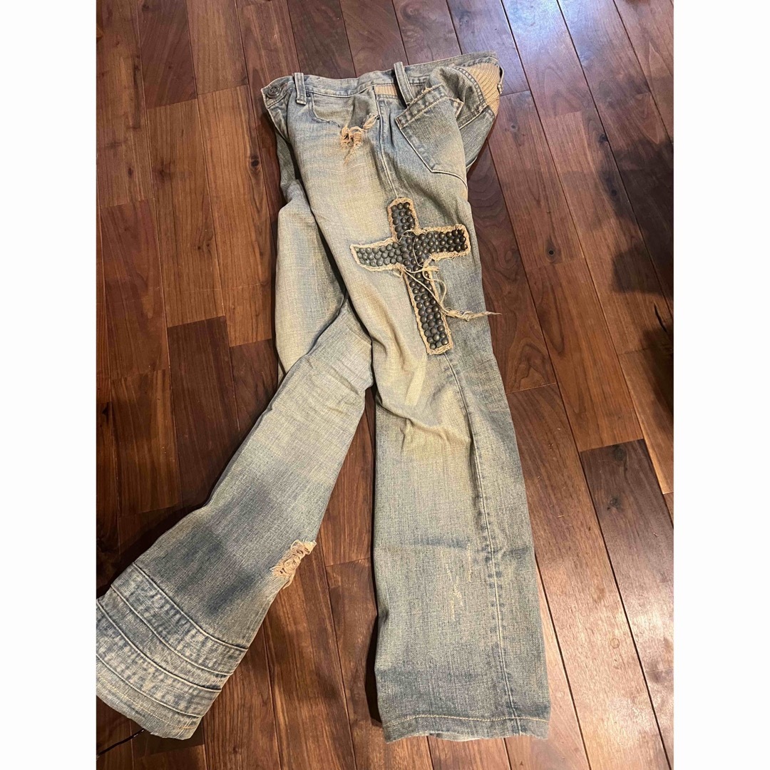 LED RECHWE - led rechwe cross denim 00s archive y2kの通販 by LED RECHWE - led rechwe cross denim 00s archive y2kの通販 by