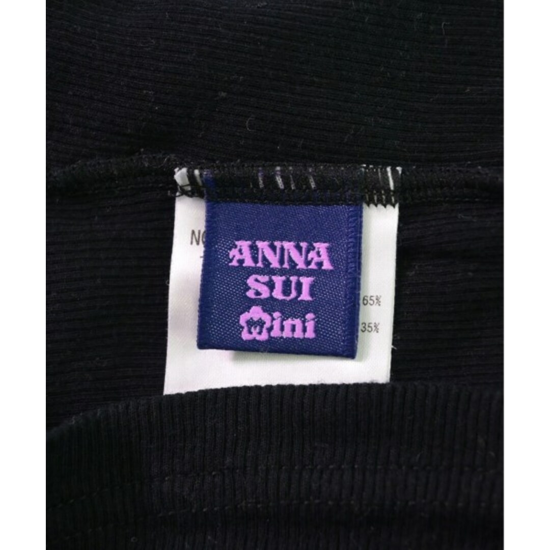 ANNA SUI mini(アナスイミニ)のANNA SUI mini アナスイミニ Tシャツ・カットソー 110 黒 【古着】【中古】 キッズ/ベビー/マタニティのキッズ服女の子用(90cm~)(Tシャツ/カットソー)の商品写真