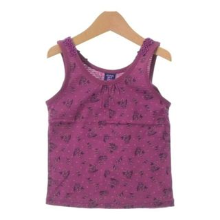 アナスイミニ(ANNA SUI mini)のANNA SUI mini Tシャツ・カットソー 110 紫x黒等(花柄) 【古着】【中古】(Tシャツ/カットソー)