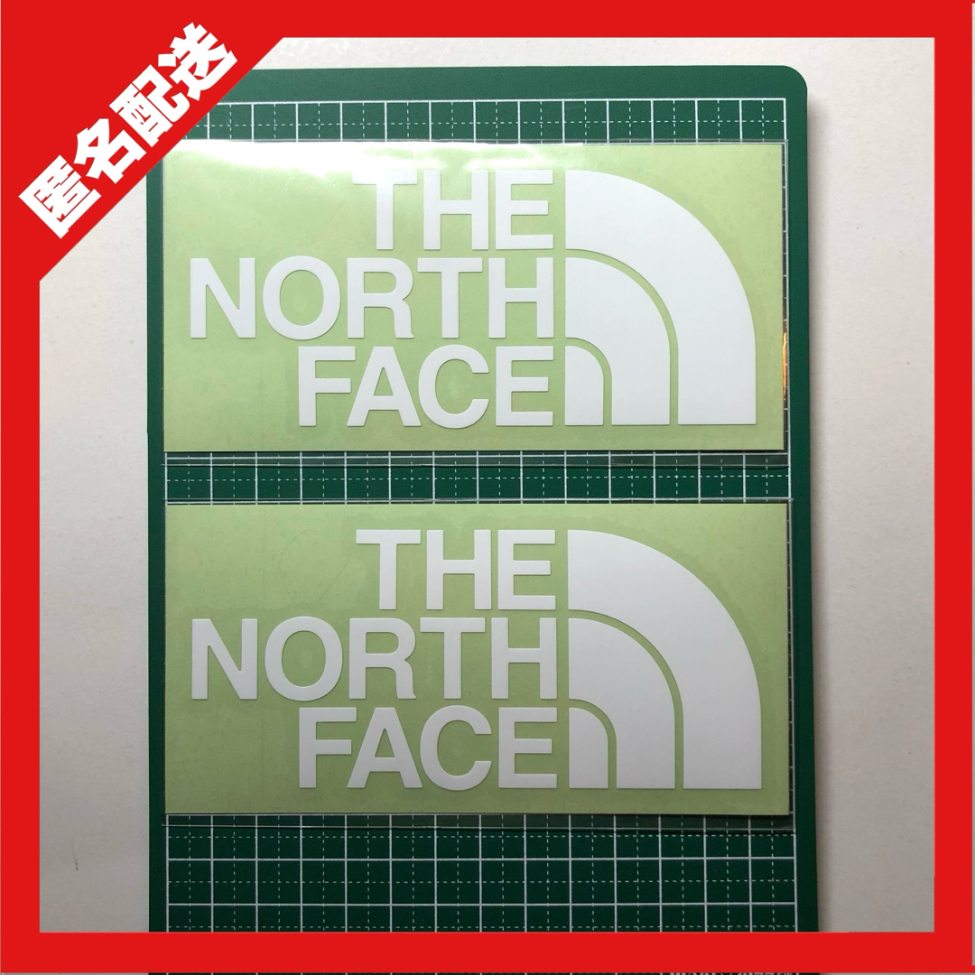 THE NORTH FACE(ザノースフェイス)のTHE NORTH FACE ザ ノース フェイス カッティングステッカー白2枚 スポーツ/アウトドアのアウトドア(その他)の商品写真