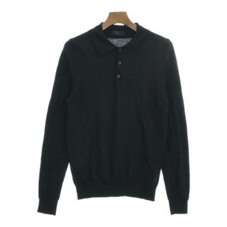 プラダ(PRADA)のPRADA プラダ ニット・セーター 50(XL位) 黒 【古着】【中古】(ニット/セーター)