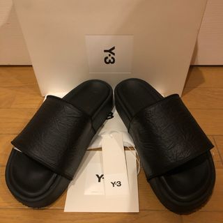 Y-3 - [未使用]Y-3 slide black  ワイスリー adidasサンダル❗️