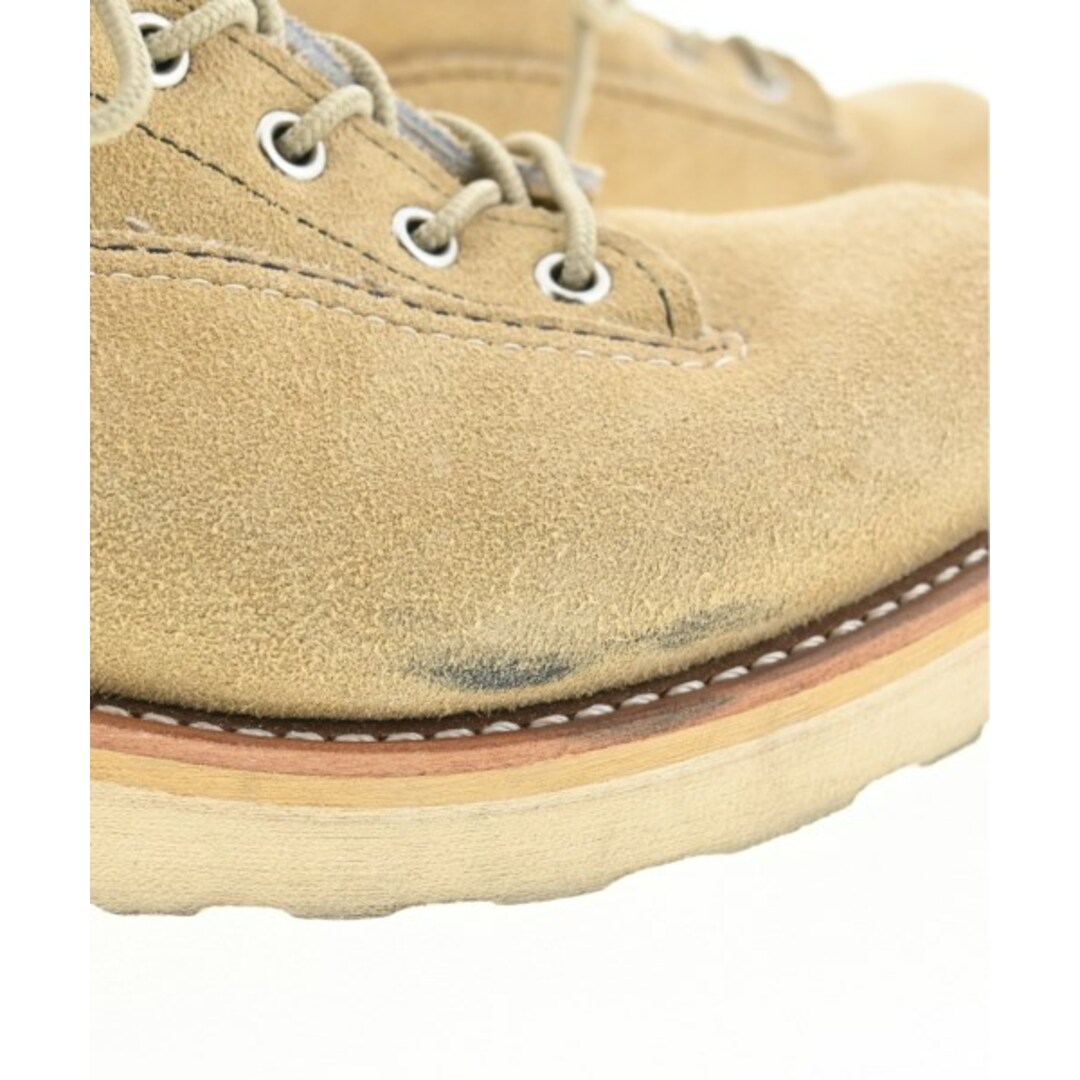 REDWING(レッドウィング)のREDWING ブーツ US7 1/2(25.5cm位) ベージュ 【古着】【中古】 メンズの靴/シューズ(ブーツ)の商品写真