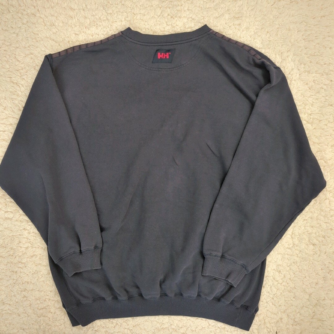 HELLY HANSEN(ヘリーハンセン)の良品 OLD HELLY HANSEN 刺繍ロゴ センターロゴ  XXL メンズのトップス(スウェット)の商品写真