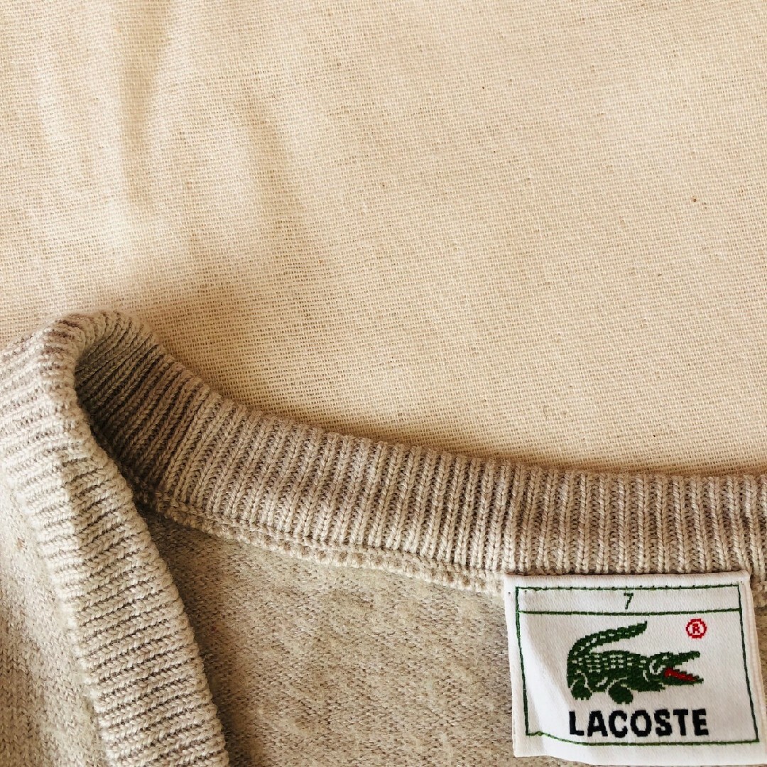 LACOSTE(ラコステ)のLACOSTE　ラコステ　90s　Vネックニット　セーター メンズのトップス(ニット/セーター)の商品写真