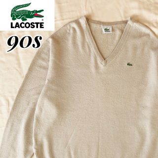 ラコステ(LACOSTE)のLACOSTE　ラコステ　90s　Vネックニット　セーター(ニット/セーター)