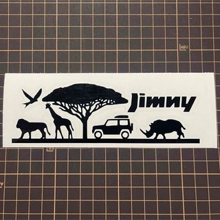 ジムニー　カッティングステッカー　jimny アウトドア カリフォルニア ロンハ(車外アクセサリ)