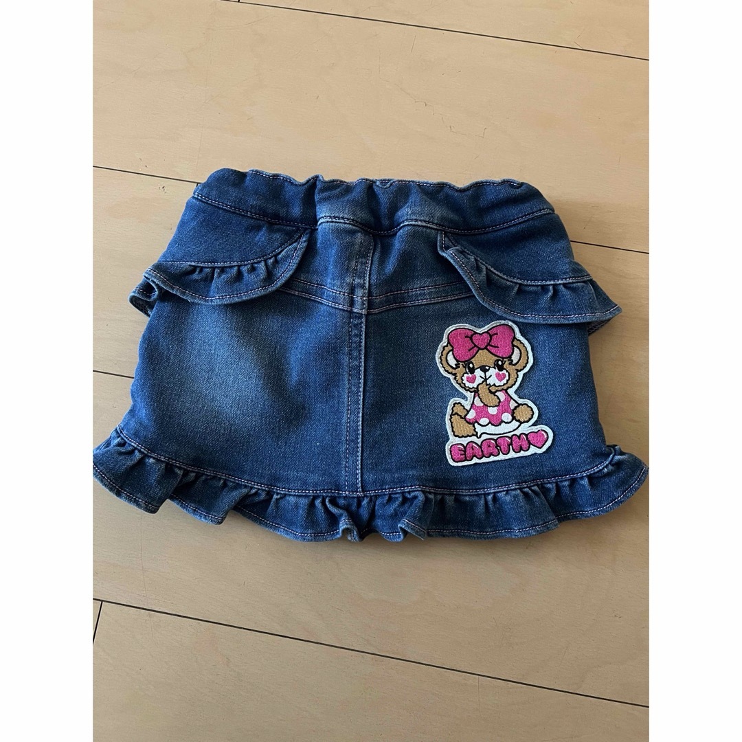 EARTHMAGIC(アースマジック)のアースマジック スカパン キッズ/ベビー/マタニティのキッズ服女の子用(90cm~)(スカート)の商品写真