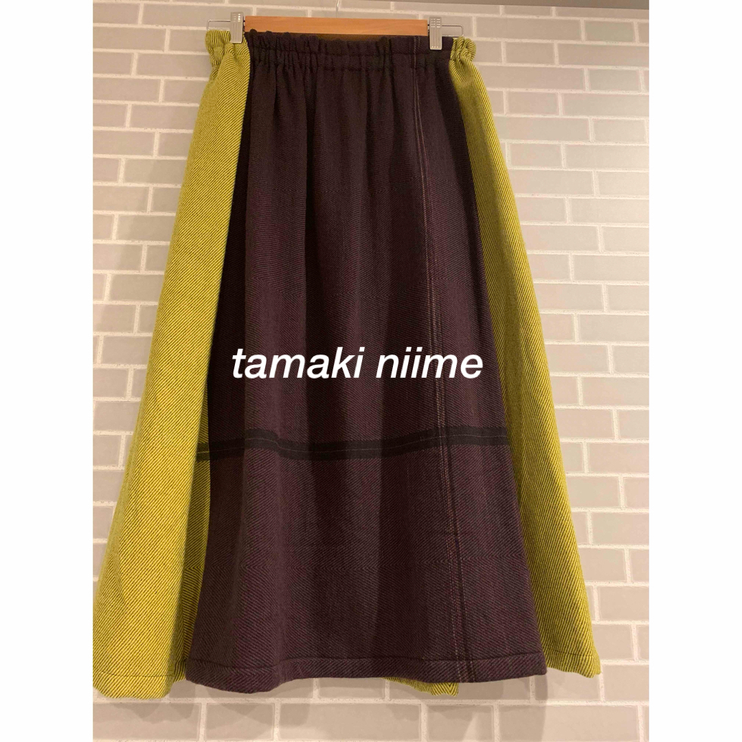 美品❣️tamaki niime  ぽわんスカートSHORT（ウール）玉木新雌