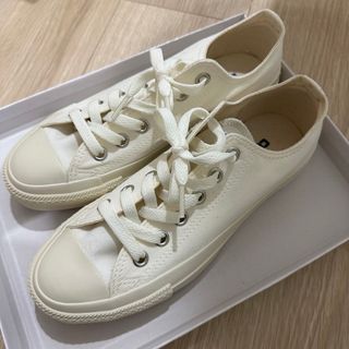 コンバース(CONVERSE)のコンバース スニーカー 白 ホワイト 24cm 新品未使用(スニーカー)