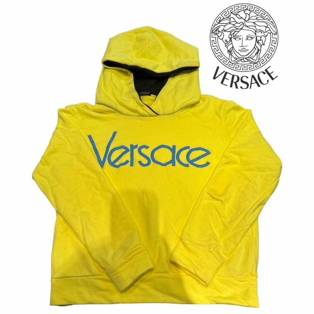 VERSACE(ヴェルサーチ)のVERSACE ヴィンテージ ロゴ パーカー レディース XS レディースのトップス(パーカー)の商品写真