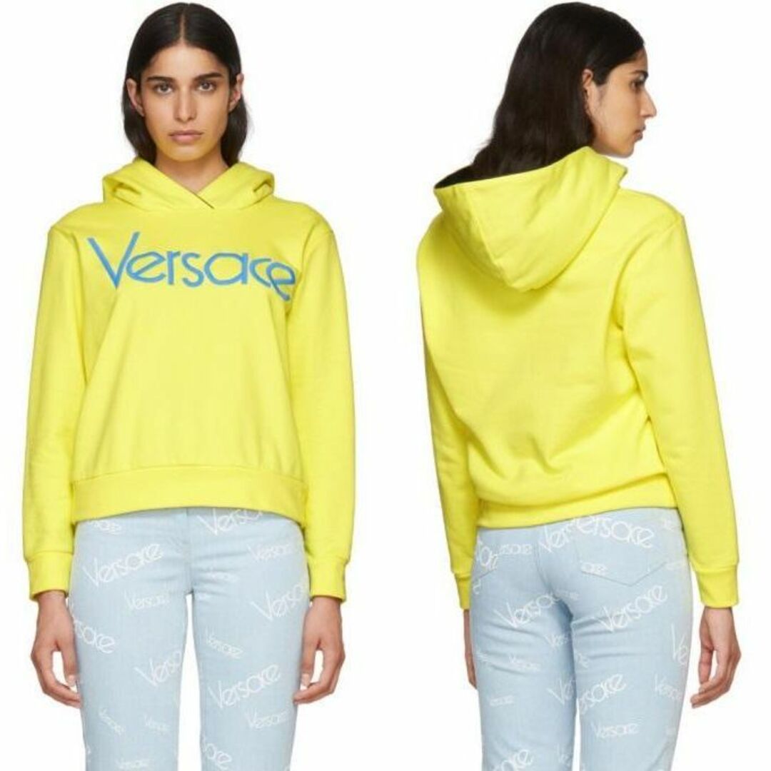 VERSACE(ヴェルサーチ)のVERSACE ヴィンテージ ロゴ パーカー レディース XS レディースのトップス(パーカー)の商品写真