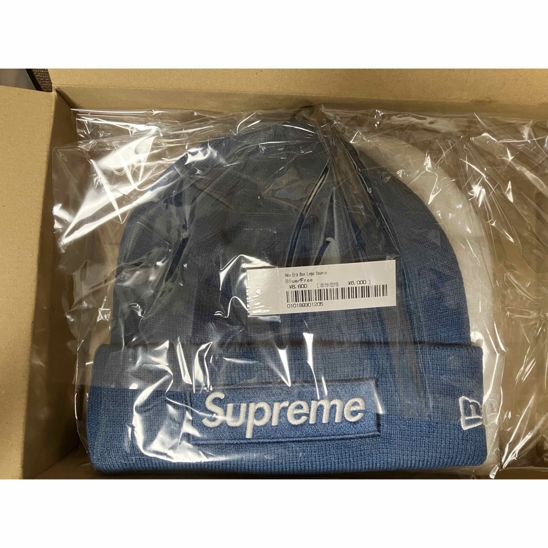 美しい Supreme Supreme New Era Beanie New Box Logo Box Beanie blue