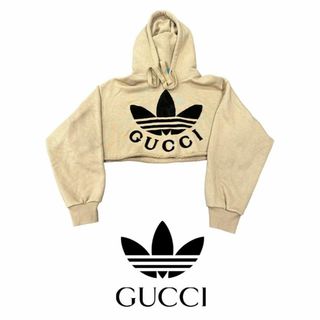 グッチ(Gucci)のGUCCI × adidas 限定 コラボ パーカー S(パーカー)