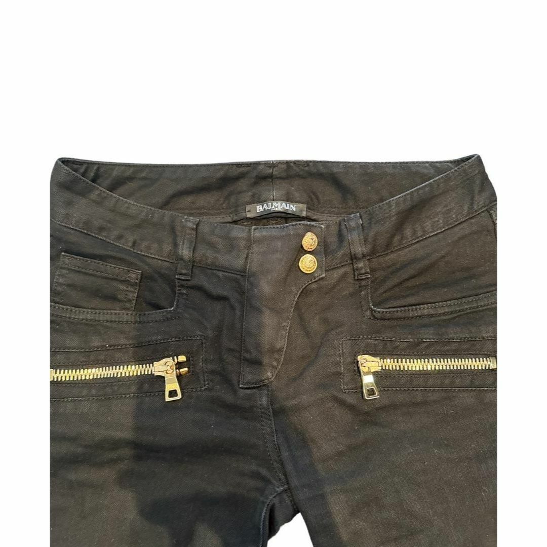 BALMAIN スキニー バイカー デニム パンツ 34 パンツ BALMAIN スキニー バイカー デニム パンツ 34 パンツ