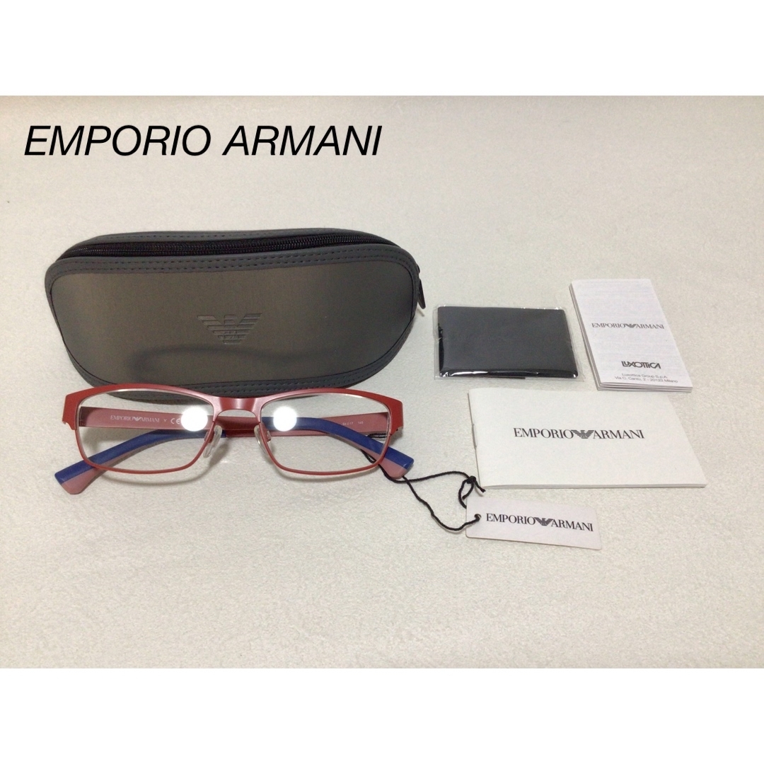 Emporio Armani(エンポリオアルマーニ)の⭐︎新品未使用⭐︎EMPORIO ARMANI 伊達メガネ メンズのファッション小物(サングラス/メガネ)の商品写真