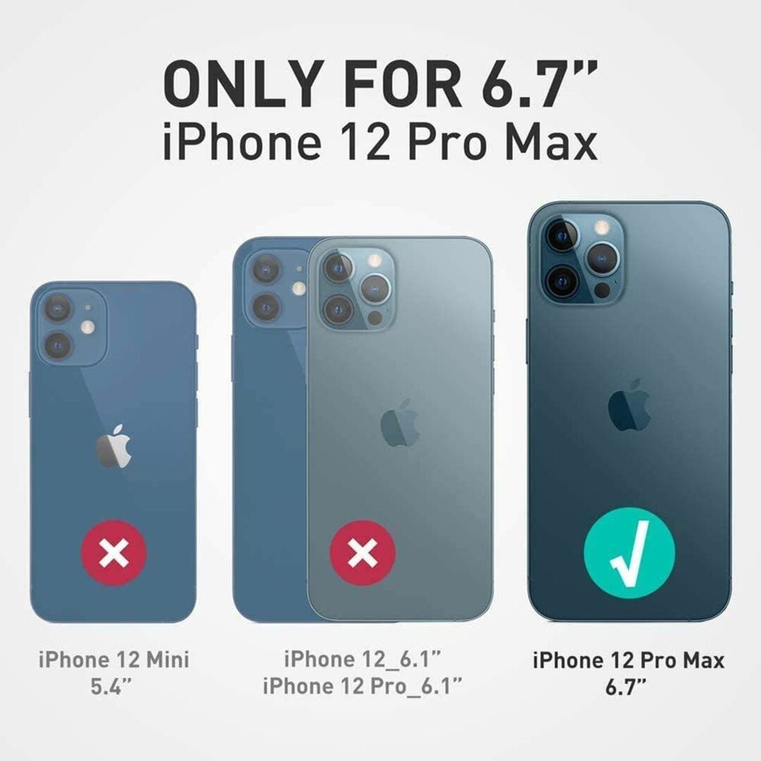 iPhone12pro Max ケース,iPhone12 iPhone 12 １ スマホ/家電/カメラのスマホアクセサリー(その他)の商品写真