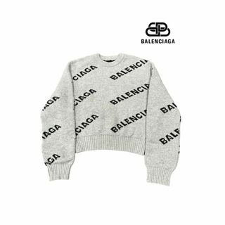 BALENCIAGA バレンシアガ ニット・セーター 40(M位) グレーあり光沢