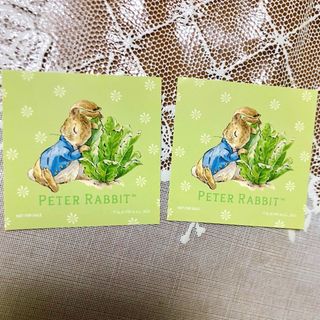 ピーターラビット(PETER RABBIT（TM）)の【限定/非売品】ピーターラビット　シール　ステッカー　2枚セット(キャラクターグッズ)