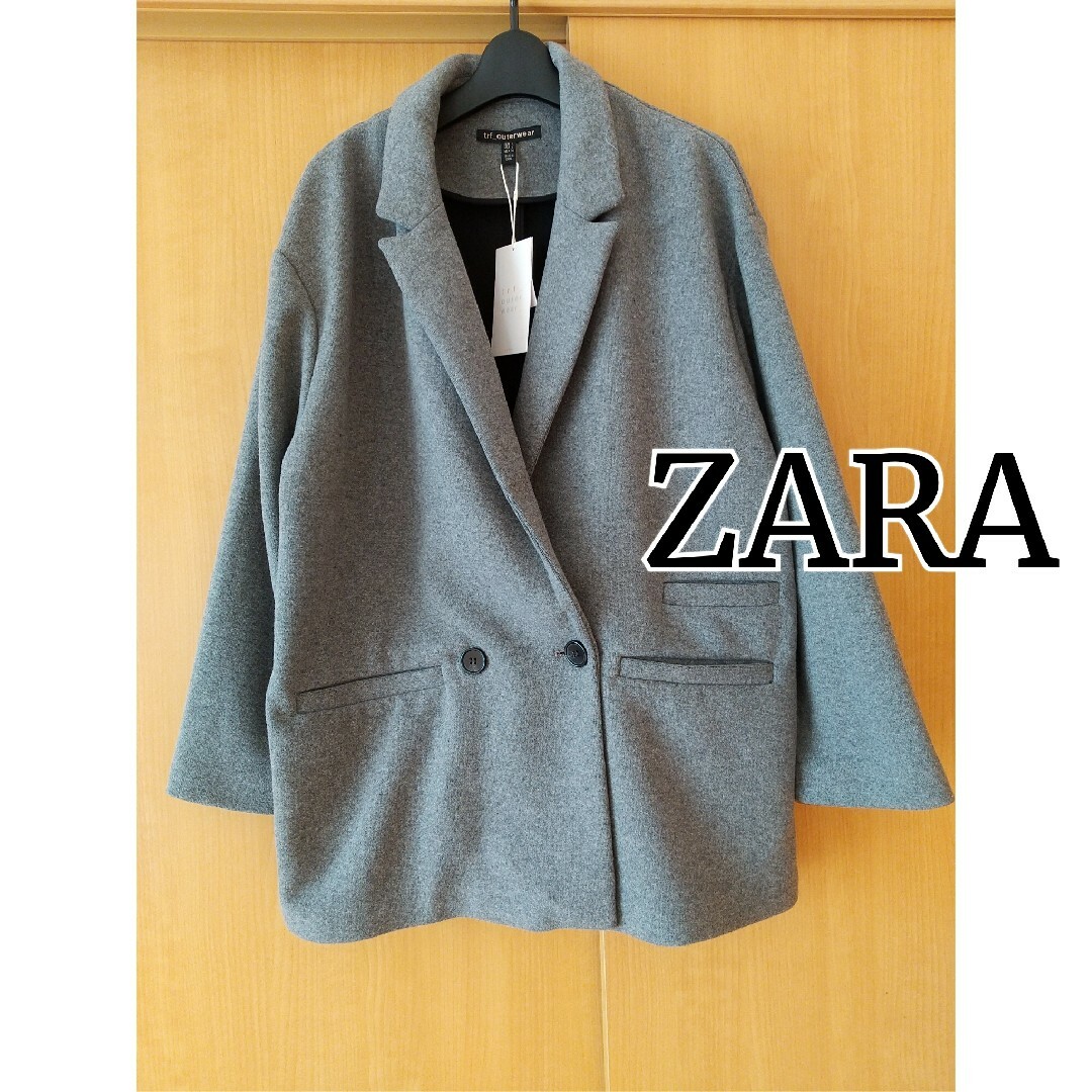 ZARA(ザラ)のオリーブ様専用ページ♪ZARA★柔らかコクーンコートグレー レディースのジャケット/アウター(その他)の商品写真